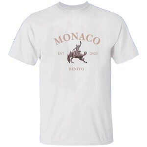 Retro Monaco Benito Est 2023 Song T-Shirt Vintage Style 81